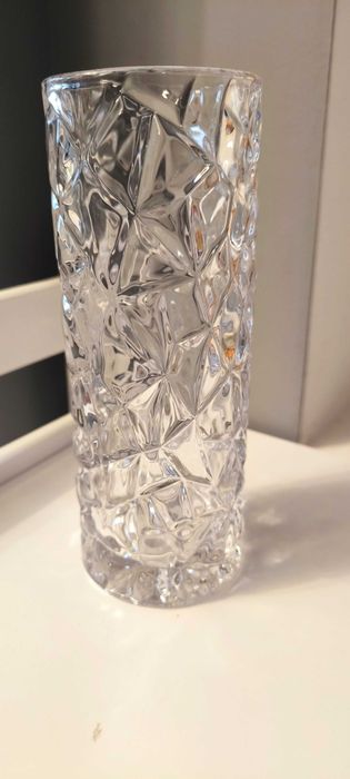 wazon na kwiaty grube szkło