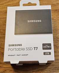 Dysk Samsung SSD T7 2TB GREY nowy gwarancja PL