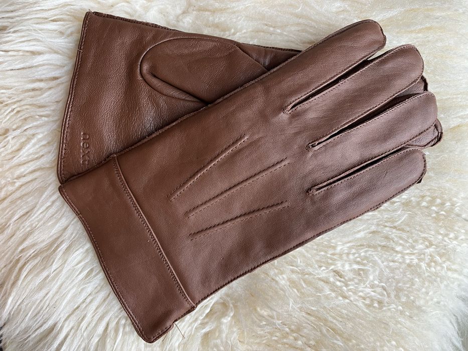 Перчатки натуральна шкіра Next чоловічі 9.5