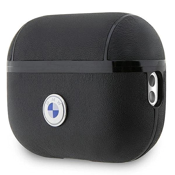 Etui BMW Geniune Leather Silver Logo na AirPods Pro 2 (2022/2023) - cz