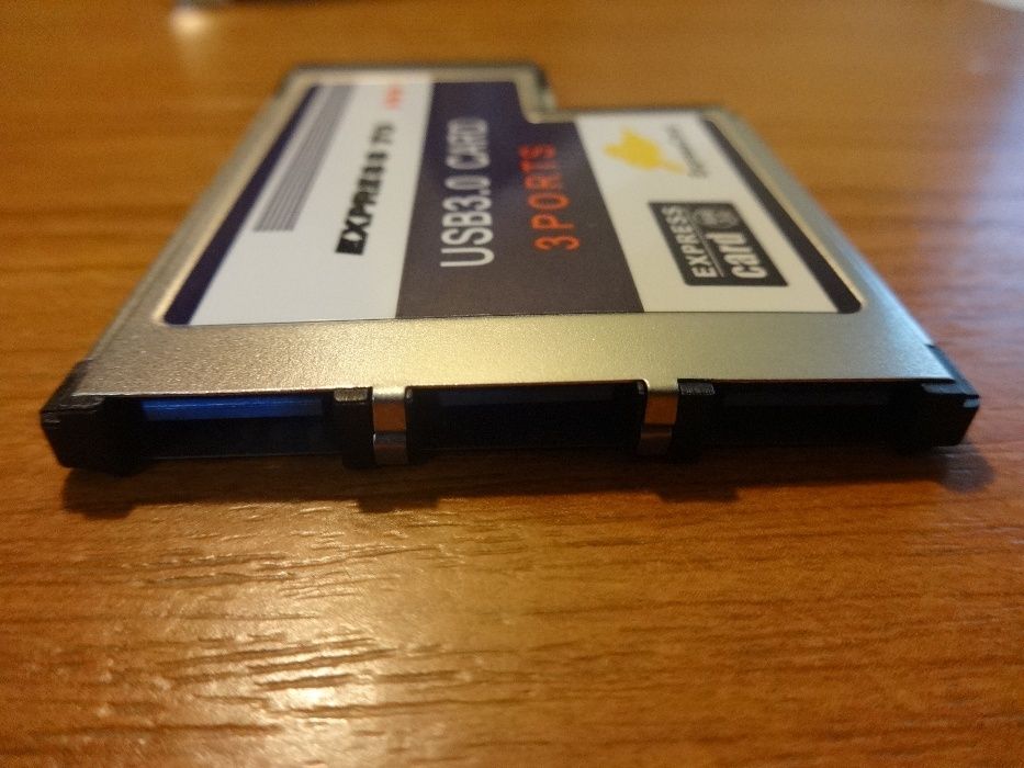 ExpressCard Usb 3.0 три порта, адаптер, карта 54mm