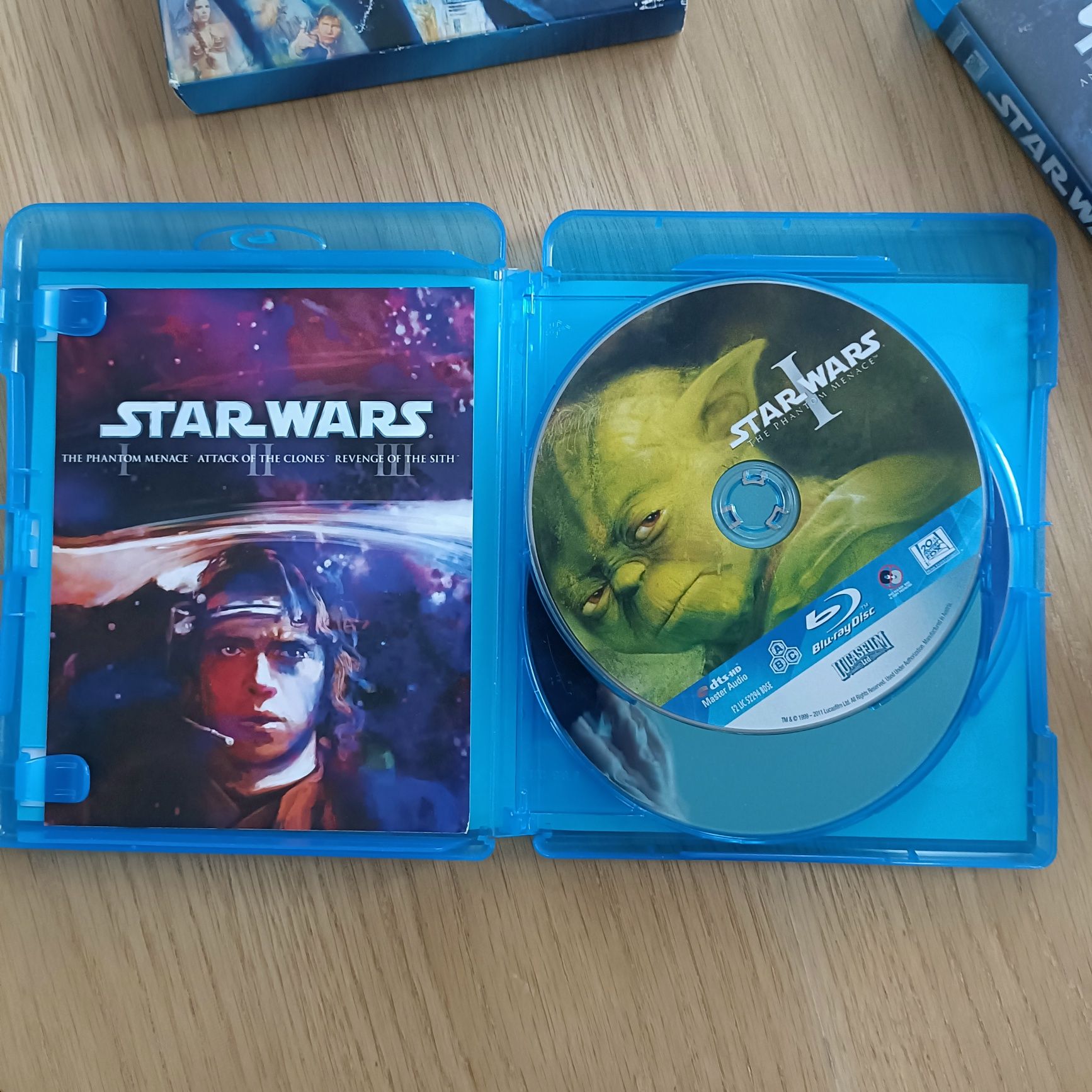 Gwiezdne Wojny Star Wars trylogia blu-ray PL