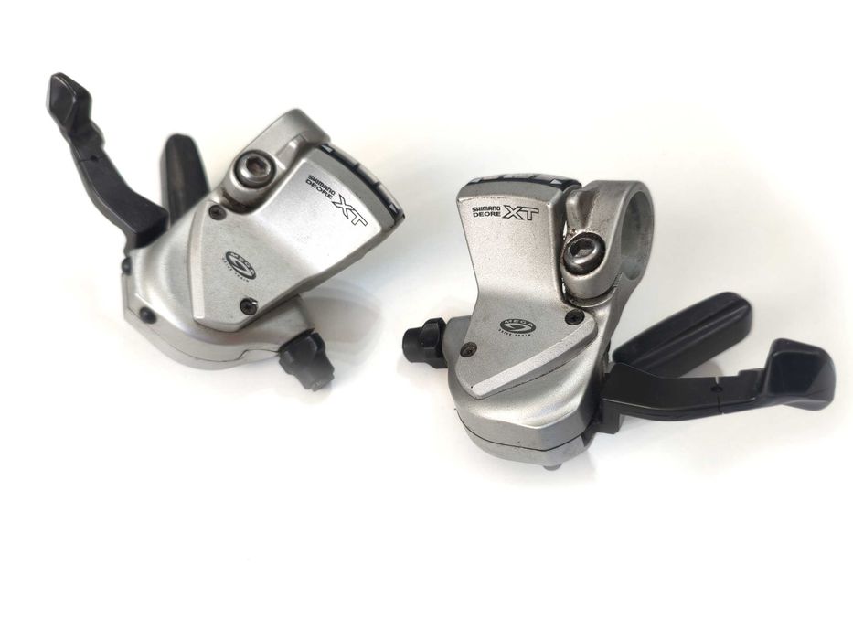 Używane manetki Shimano Deore XT SL-M750 Rapidfire Plus