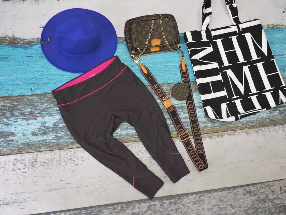 Moretulter Markowe legginsy sportowe 3/4 M