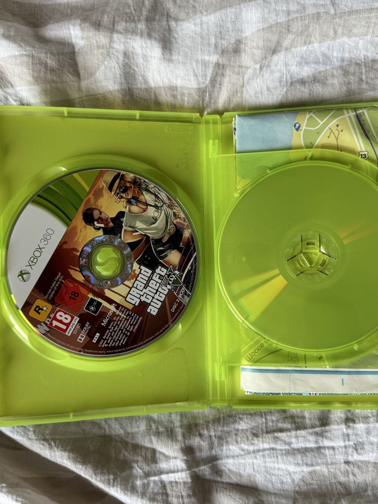 Диск ліцензія Gta 5 Xbox 360