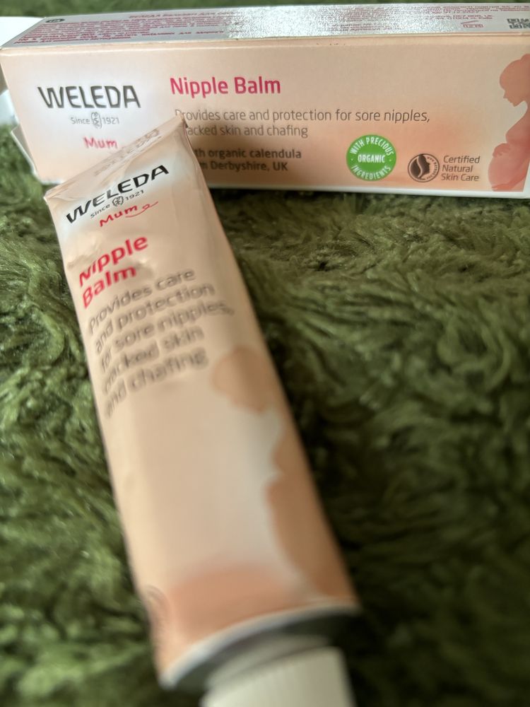 Бальзам для сосків Веледа nipple balm Weleda для груді годування