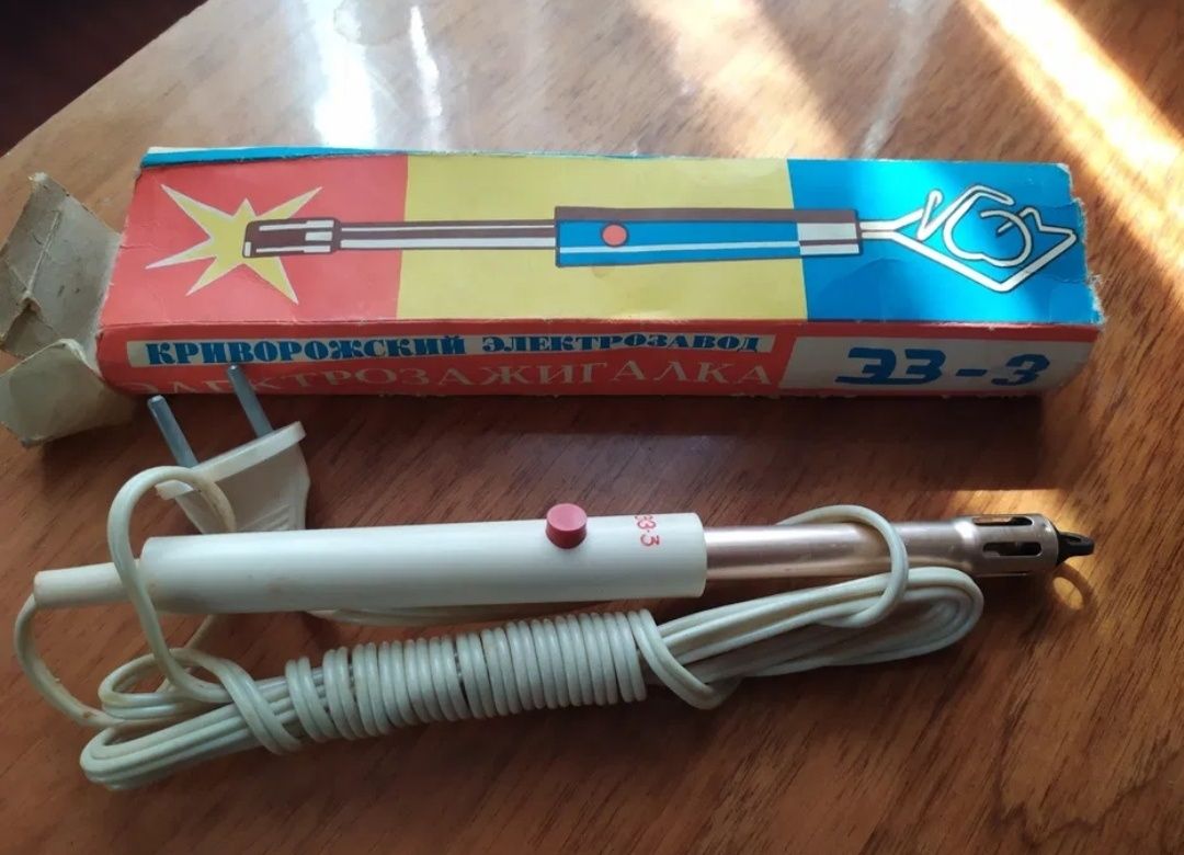 Зажигалка электрозажигалка ЭЗ-3 СССР электронная зажигалка для кухни