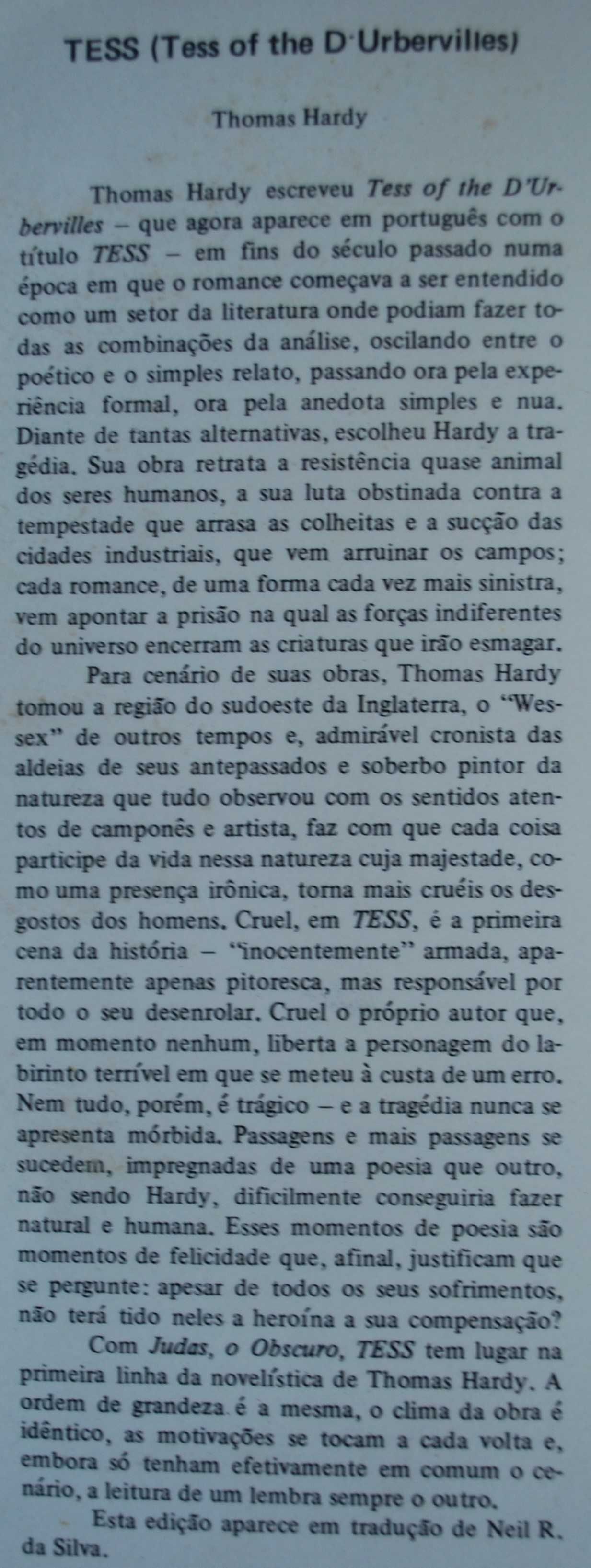 Tess de Thomas Hardy