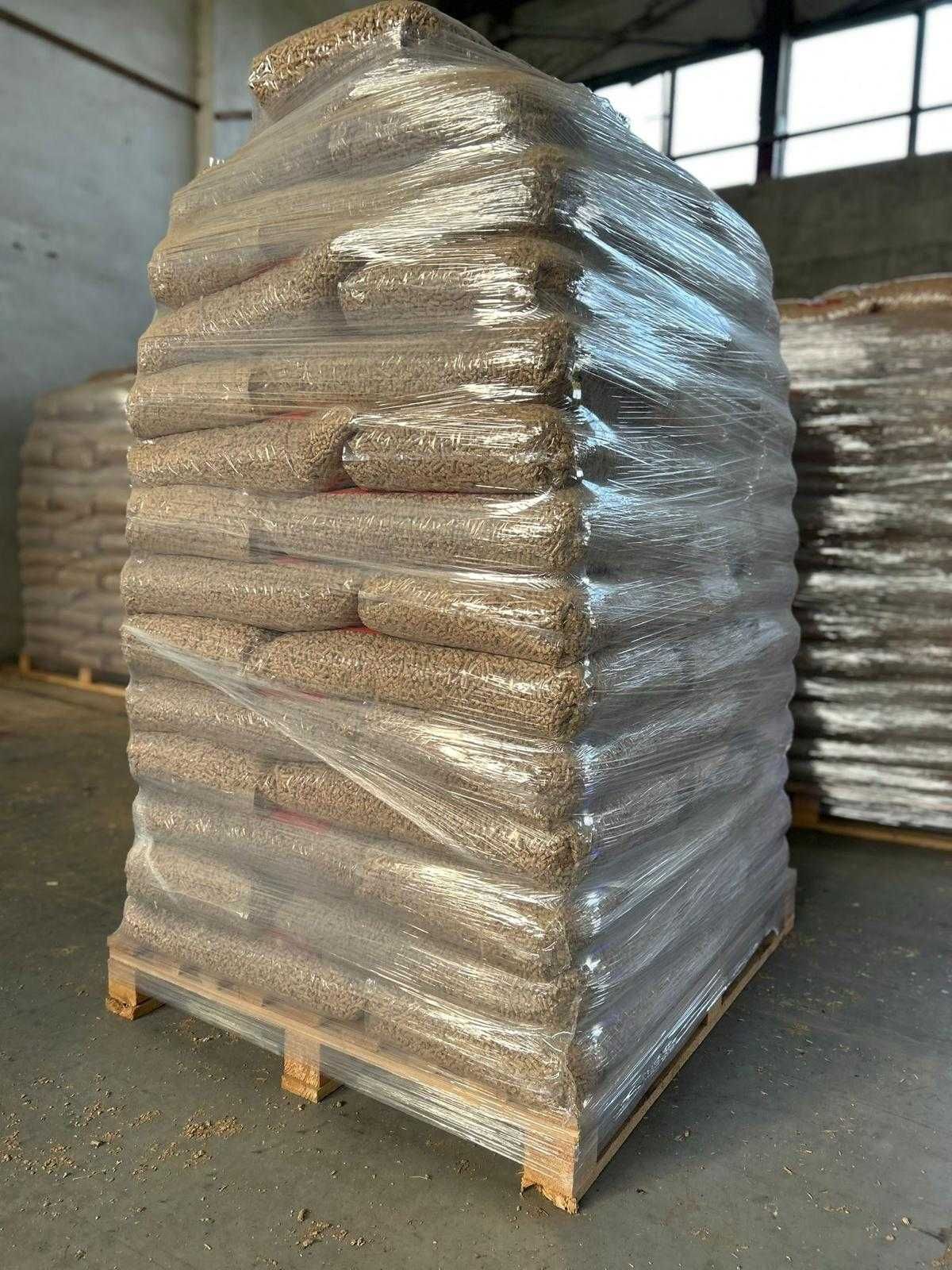 Pellet pellet drzewny, jasny, czysty, producent