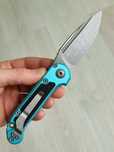 Microtech Knives LUDT Gen III Apocalyptic M390MK Turquoise Handle