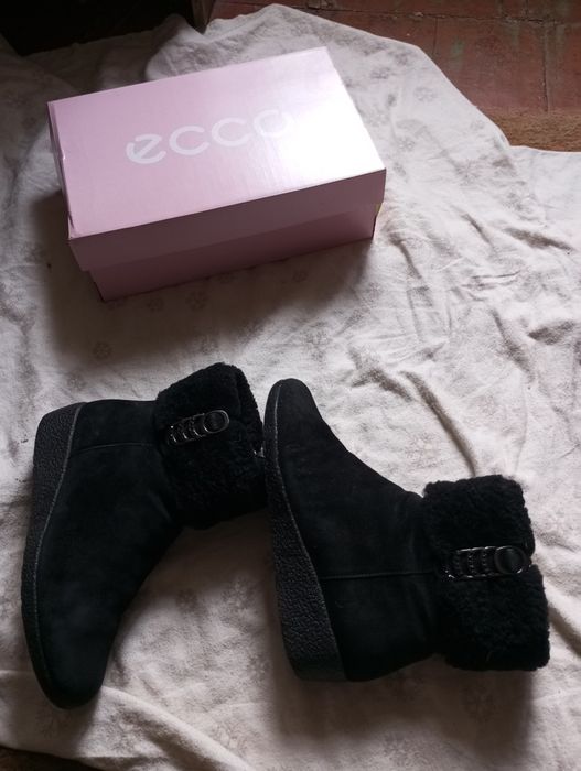 Ботинки женские зимние кожаные полусапожки Италия