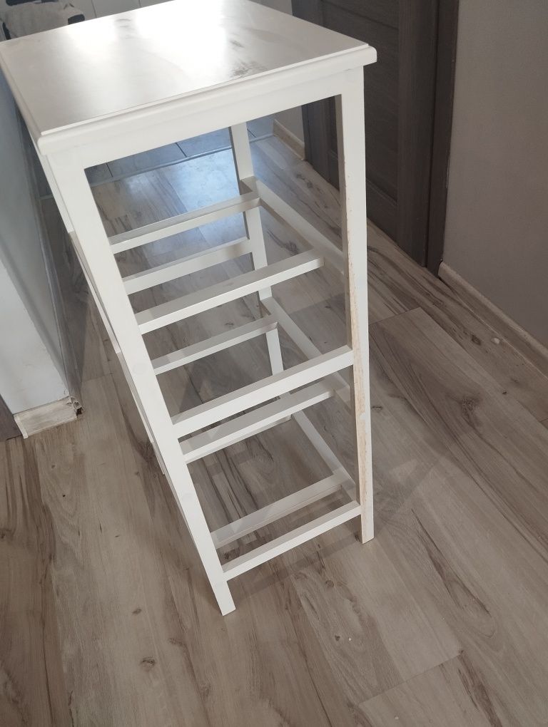 Kwietnik regał komoda słupek bialy Ikea bez koszyków
