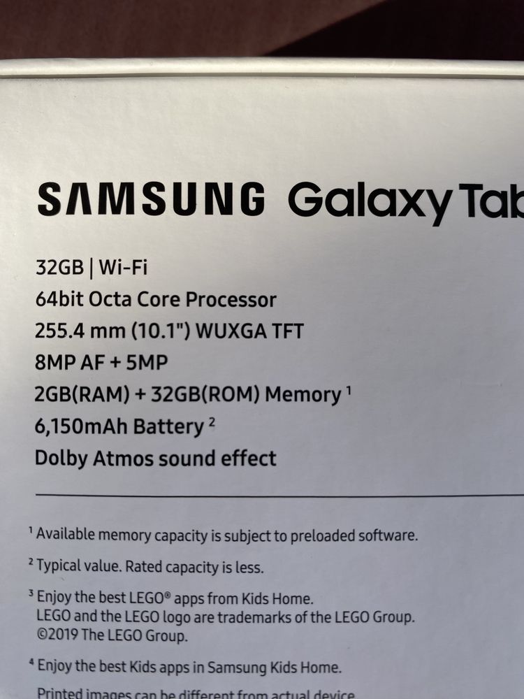 Tablet Samsung Galaxy tab a10