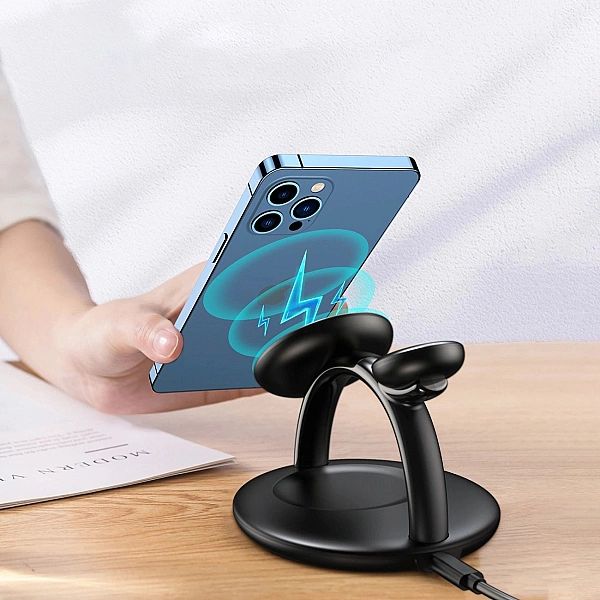 Choetech indukcyjna stacja ładująca 3w1 iPhone 12/13/14, AirPods Pro,