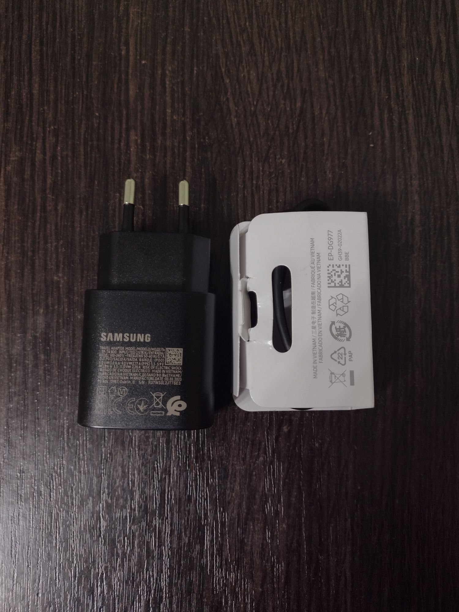 Зарядное устройство  Samsung 25W PD Блок +кабель. EP-TA800 Original .
