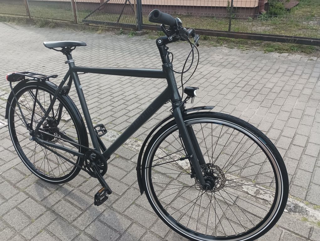 Piękny rower Rabeneick TS5 na pasku dla  wysokiej osoby- najtaniej