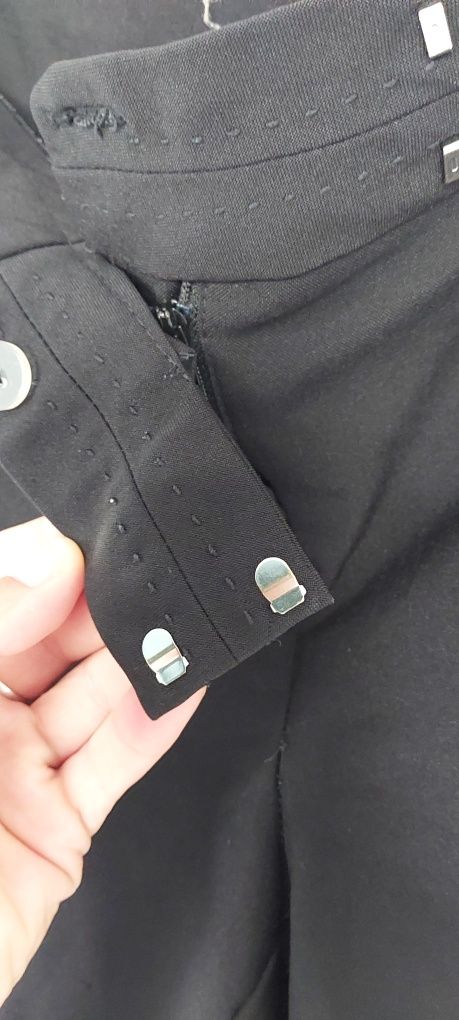 Spodnie czarne garniturowe george xl xxl