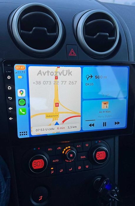 Магнитола JUKE KICKS Nissan QASHQAI Жук GPS 2 дин CarPlay Android 14