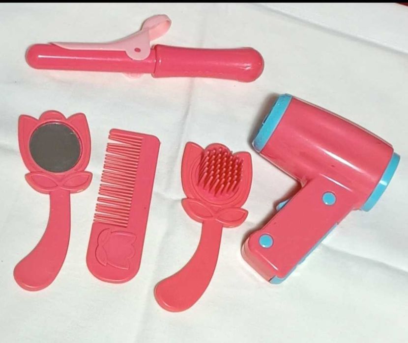 Brinquedos refeição, cabeleireiro,banho