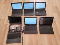 6 Laptopów HP Dell chromebook Lenovo yoga 11e Uszkodzone Złom