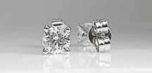 Brincos ouro e diamantes, 1 Quilate. 20% DESCONTO EXTRA!!!