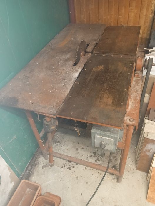 Piła tarczowa, heblarka 2w1