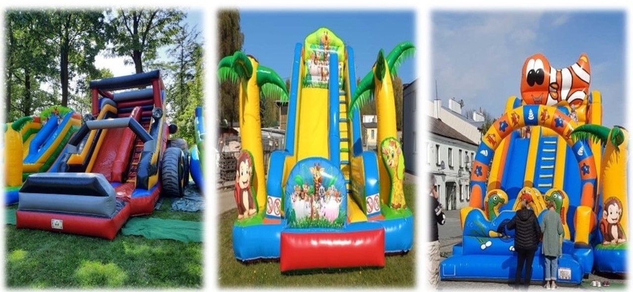 Dmuchańce, Byk Rodeo, Eurobungee, Plac Zabaw, Kule Wodne