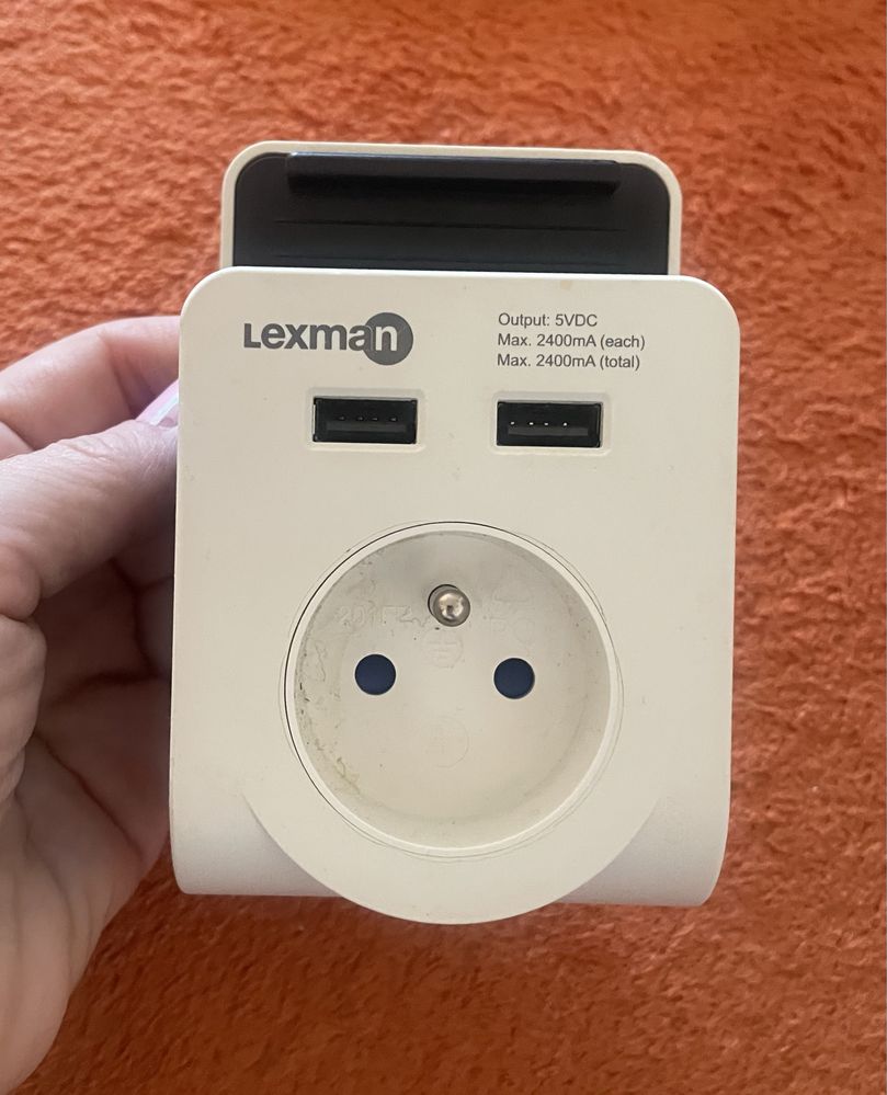 Ładowarka z gniazdkiem 2 x USB A 2.4 A