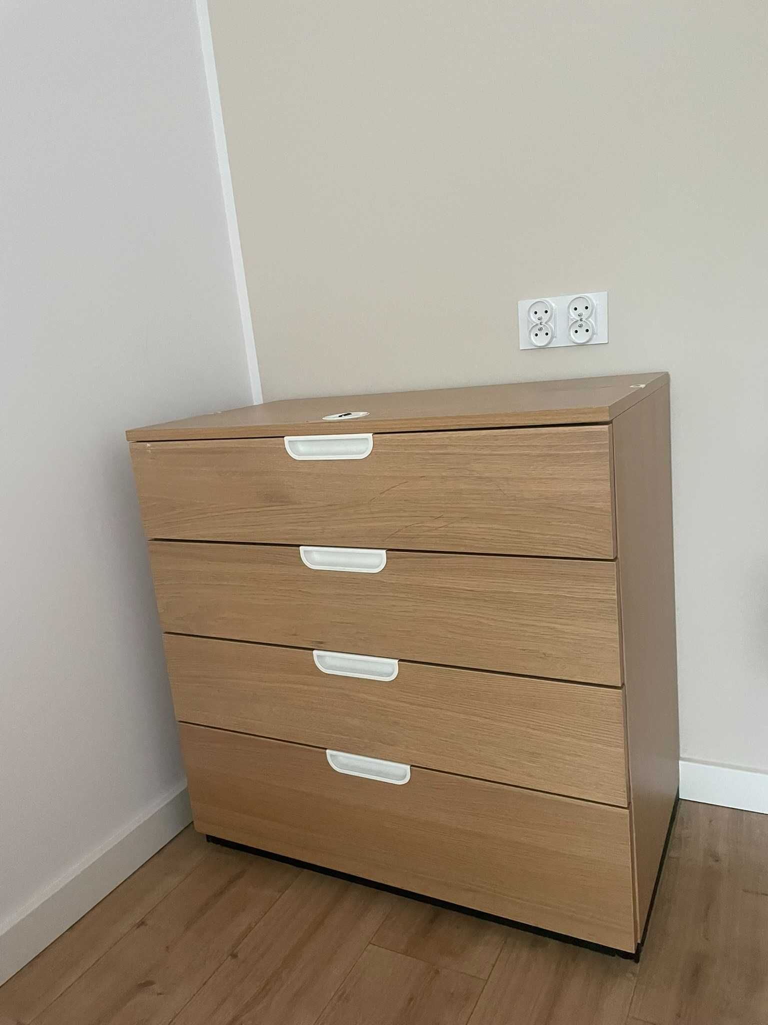 IKEA GALANT Komoda, okleina dębowa, 80x80 cm
