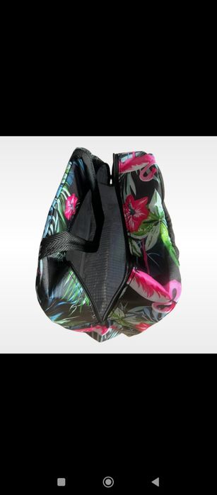 Torba termiczna śniadaniowa flamingi