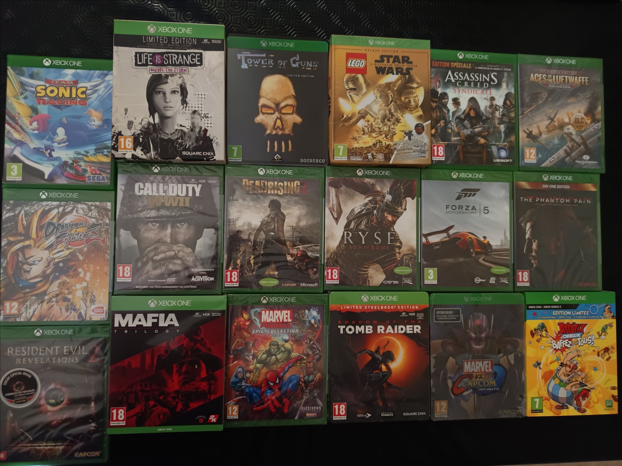 Jogos selado e usados para Xbox One e Xbox series x