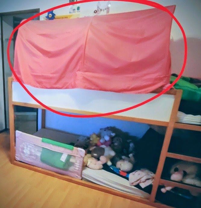 Dossel cor de rosa IKEA