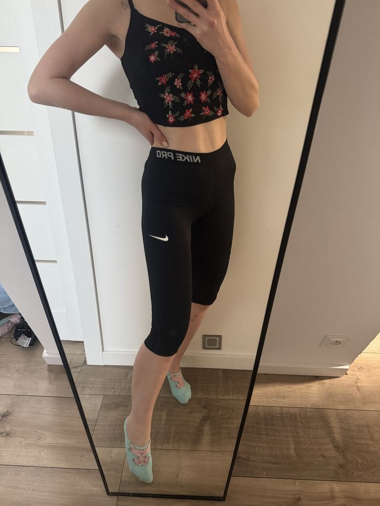 Kolarki czarne nike