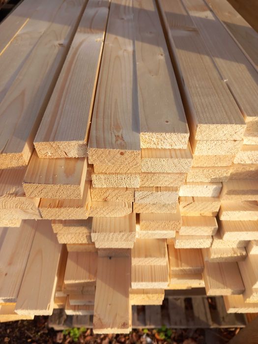 Kantówka strugana sucha, kontrłata, łata 2x4,5cm 20x45mm