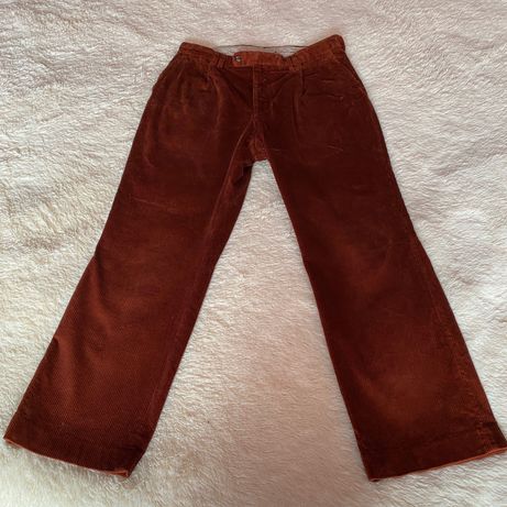 Коричневі вельветові штани Barbour, 34 розмір L