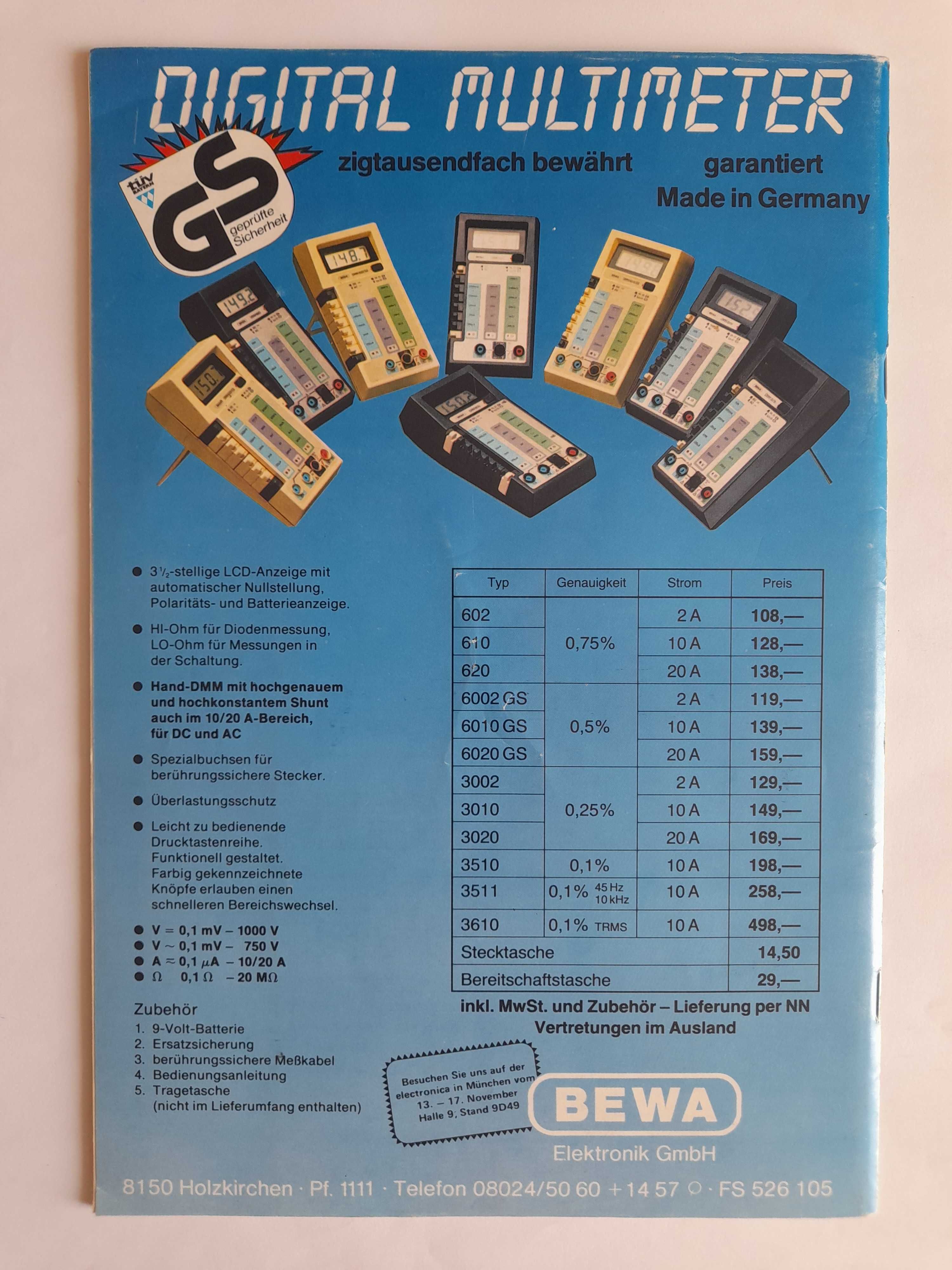 Elektor Elektronik 11 / 1984 (w języku niemieckim)