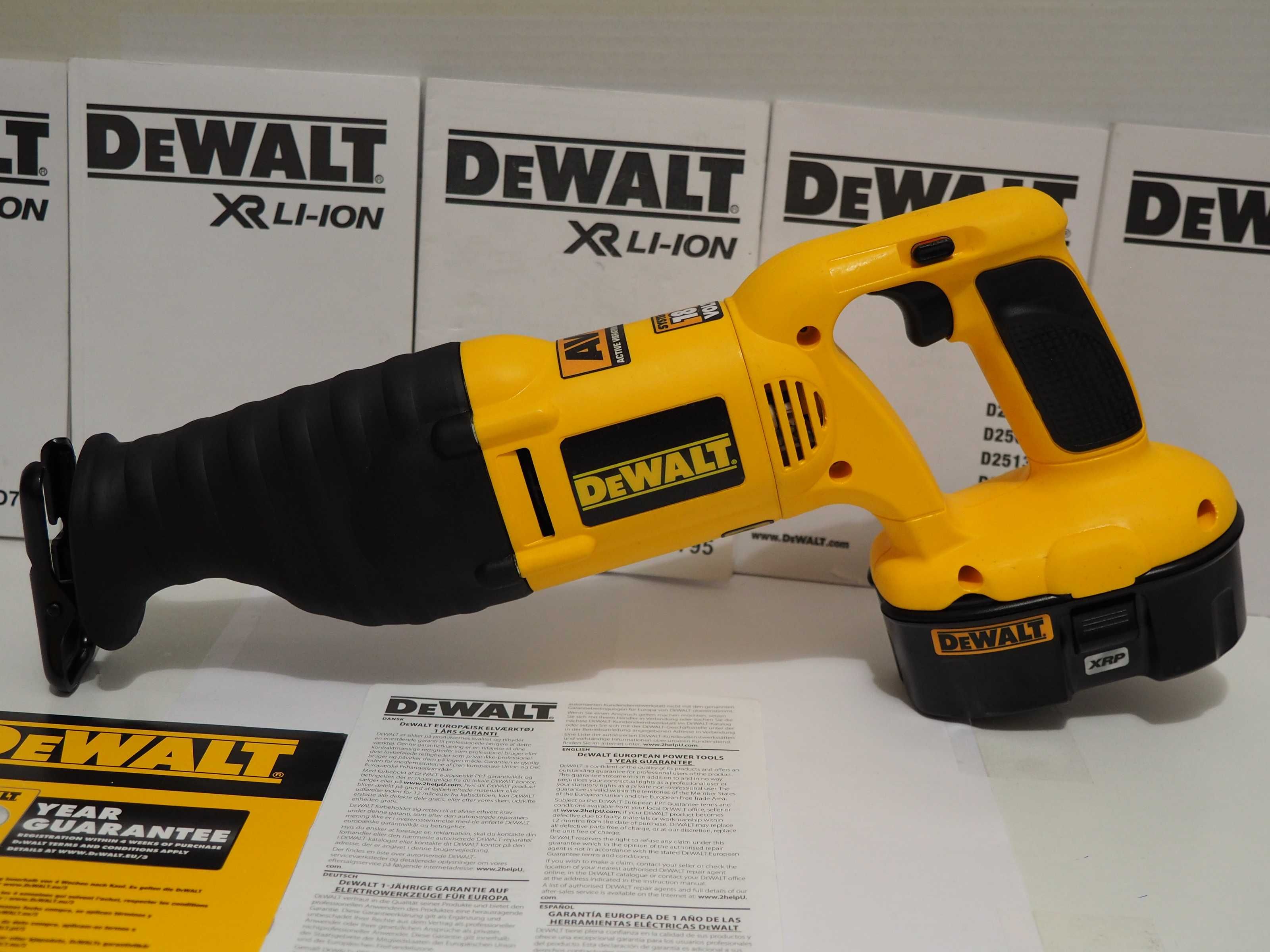 Pilarka pila szablasta DEWALT DC 380 Germany bateria 18v 3ah aku