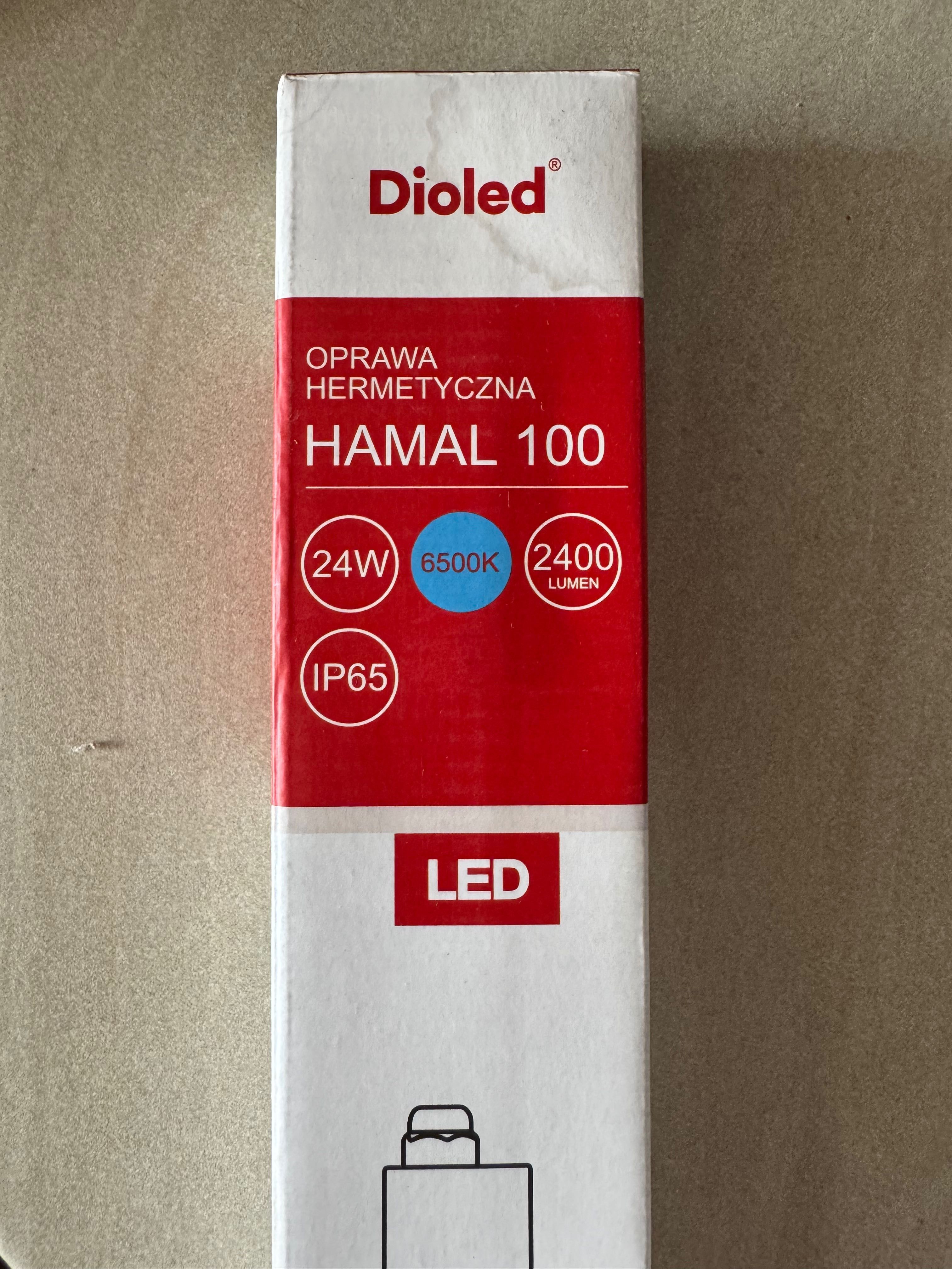 Lampa hermetyczna LED 24W 100lm/W 6500K 90cm IP65
