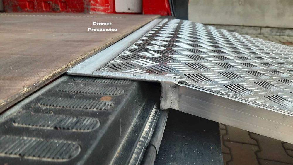 Rampa Aluminiowa 325cm x 100cm do 1.2T. Najazd Podjazd pod Paleciak