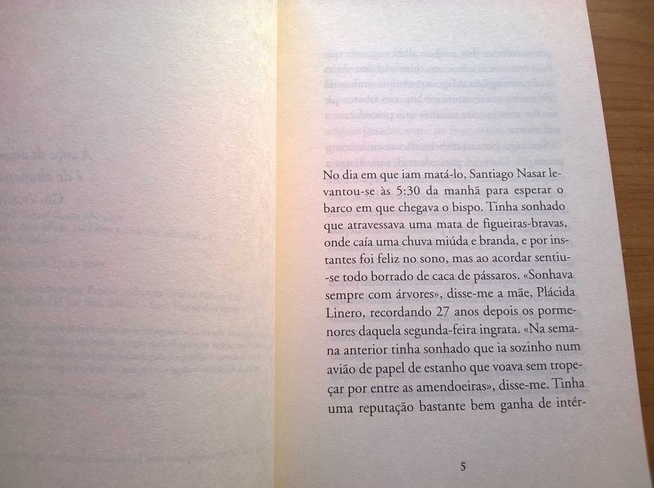 Crónica de uma Morte Anunciada - Gabriel Garcia Márquez