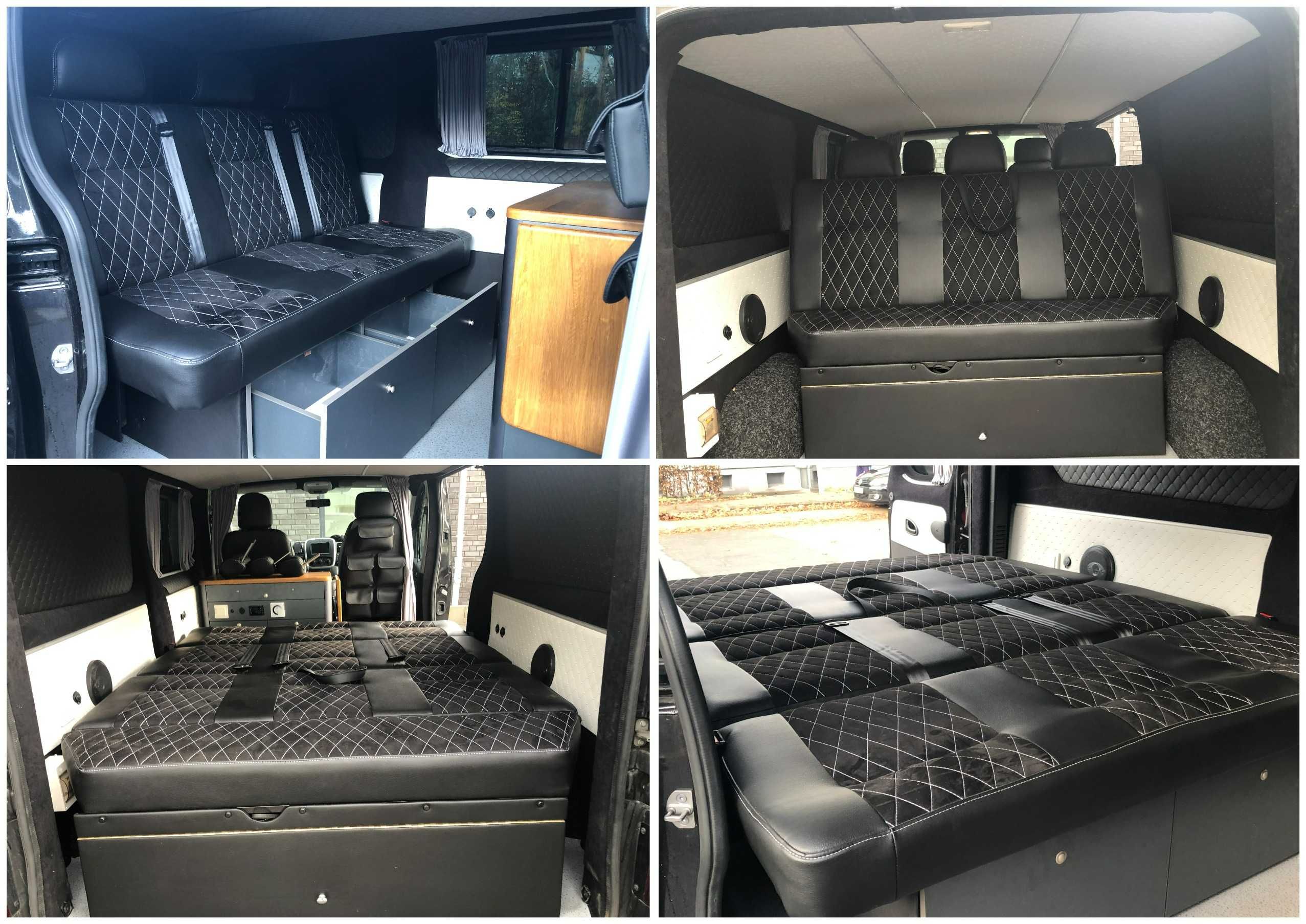 Розкладний диван рок-н-рол в мікроавтобус бус кемпер спальник