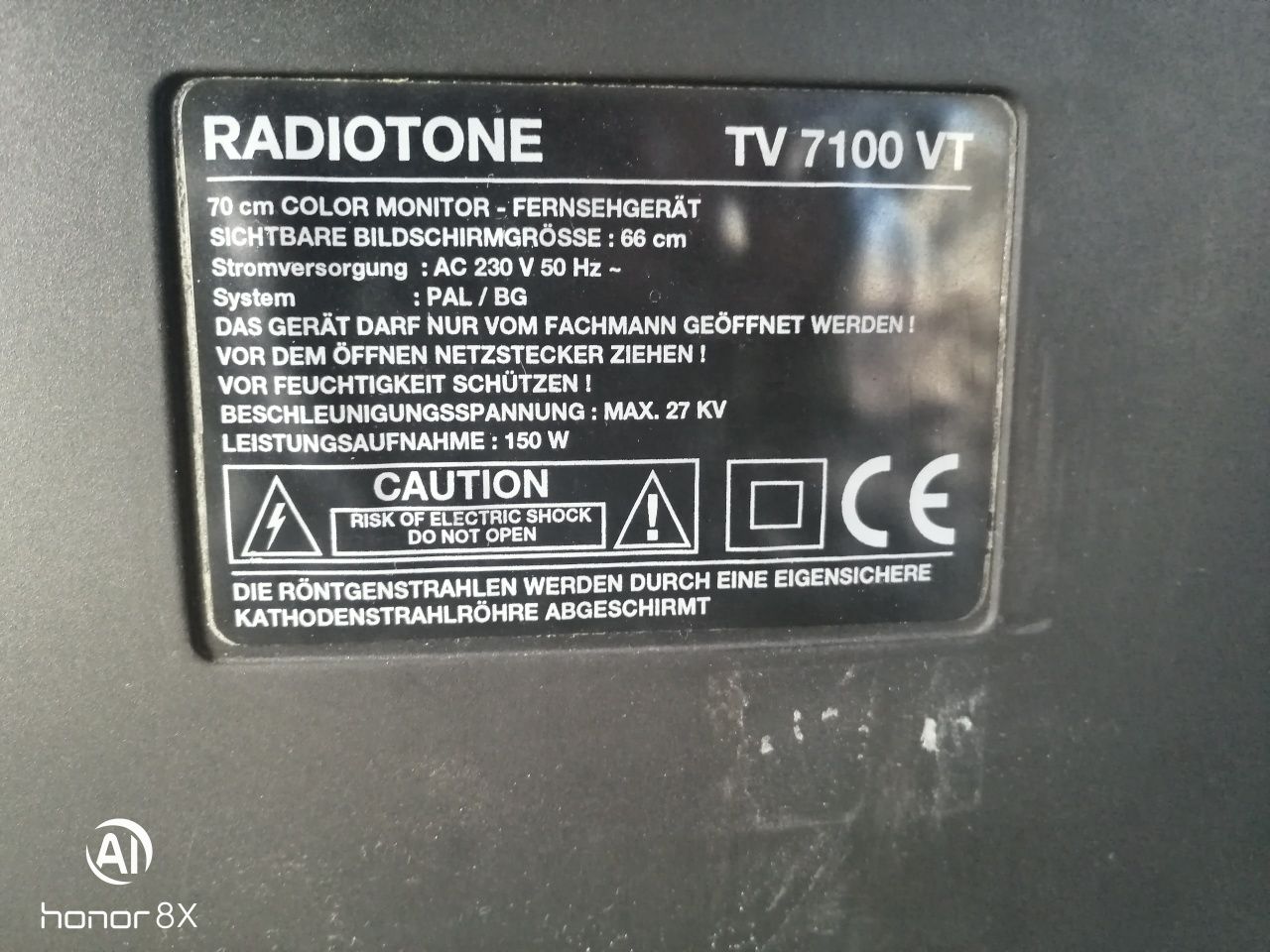 телевизор Radiotone - Германия.   б/у
