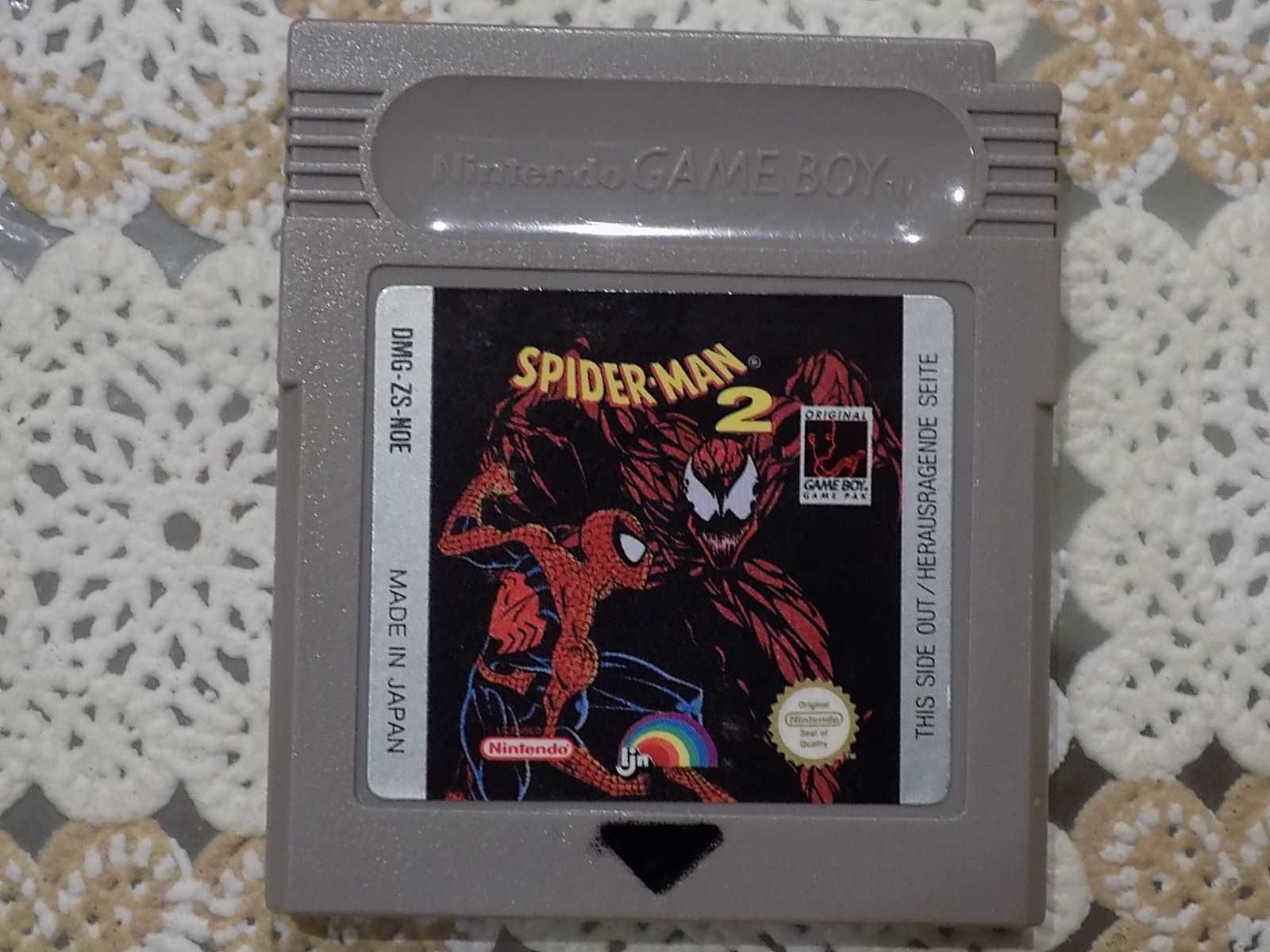 Piękny Spider-Man 2 na Nintendo Game Boy/GBC/GameBoy Advance SP-rzadki