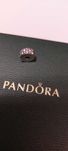 Pandora klips przezroczyste kamienie Pave