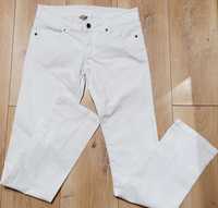 Jeansy damskie białe proste nogawki niski stan Vero Moda roz 38 dł 34