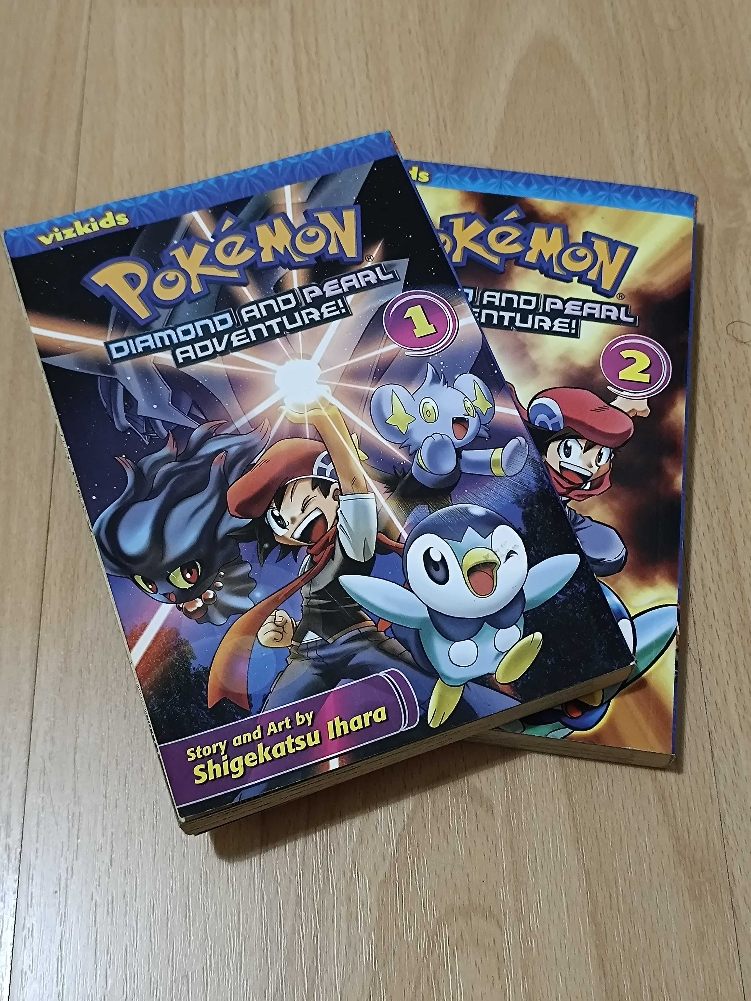 Manga Pokémon Diamond and Pearl Adventure! Vol 1 e 2