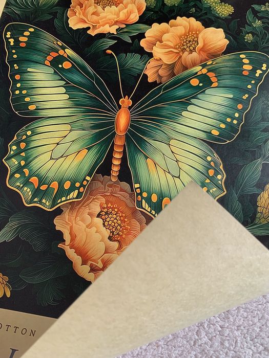 Plakat William Morris/Butterfly Green