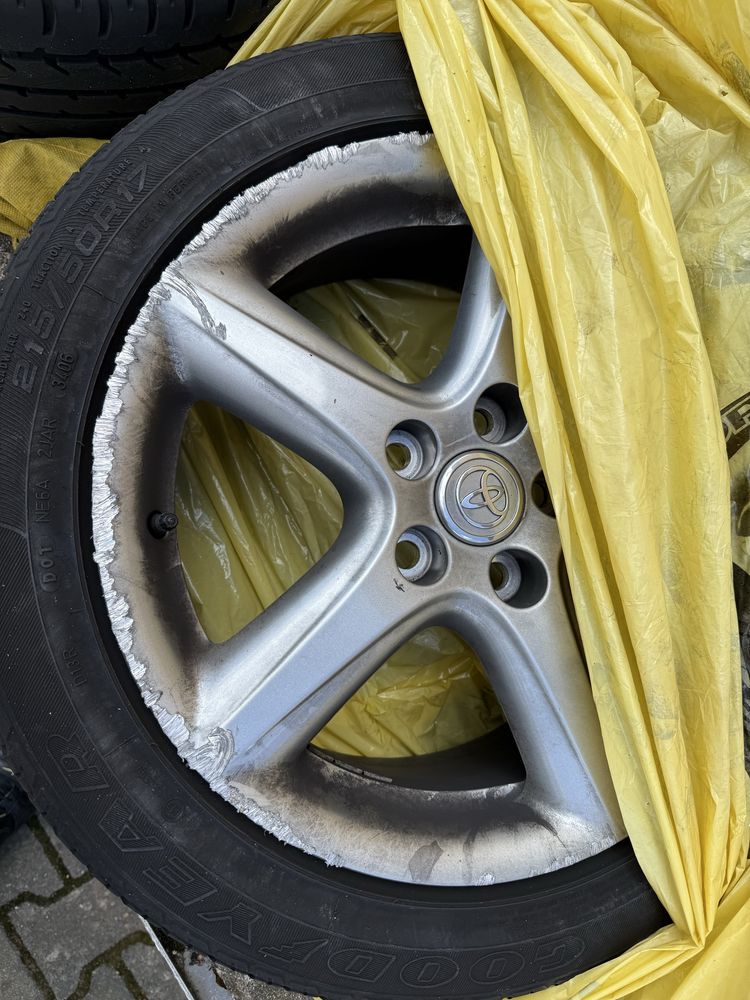Koła Alufelgi Toyota Corolla Lexus Mazda 7JX17 5X114.3 ET45 17 cali