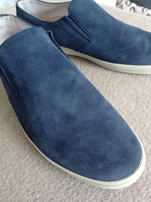 Макасины мужские синие 43 размер.