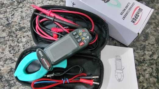 Клещи токовые WINAPEX 268B мультиметр AC/DC для дома и авто, заряд USB